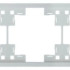 Рамка 5 местная, Серебро, Standart Rikett 35850 SV