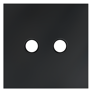 Лицевая панель для розетки телевизионной оконечной TV+SAT, Графит, S70 Voltum VLS001607