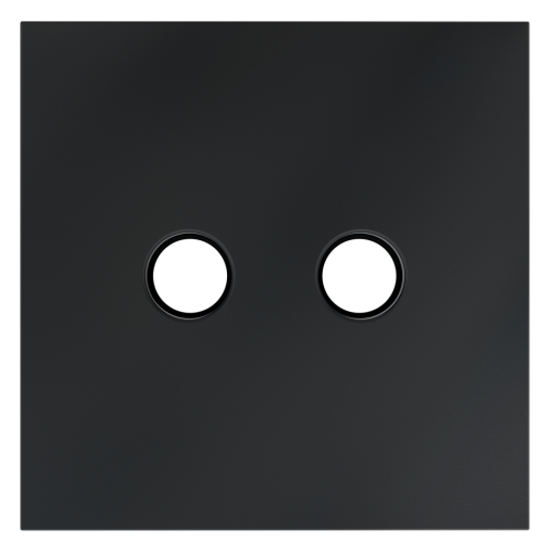 Лицевая панель для розетки телевизионной оконечной TV+SAT, Графит, S70 Voltum VLS001607