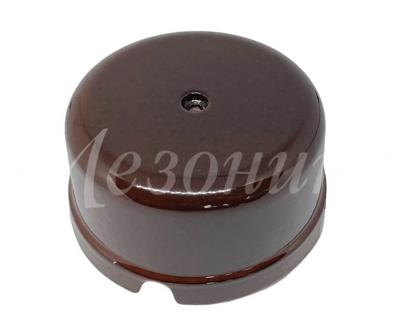 Распаечная коробка фарфоровая D80х43, Петровский гранит, ТМ МезонинЪ GE70236-46 Распаечная коробка фарфоровая D80х43, Петровский гранит, ТМ МезонинЪ GE70236-46