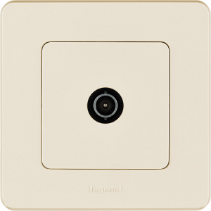 Розетка телевизионная TV оконечная, слоновая кость, INSPIRIA Legrand 673871
