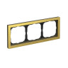 Рамка 3 местная, металл, Золото, ArtGallery SE GAL312403