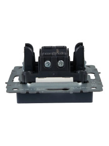 Выключатель 1 кл. проходной с подсветкой, Маренго, Brite IEK BR-V12-1-10-K35