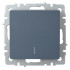 Выключатель 1 кл. проходной с подсветкой, Маренго, Brite IEK BR-V12-1-10-K35