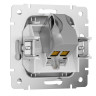 Розетка компьютерная RJ45 Cat. 6а, Белый матовый, Werkel W5120001