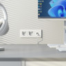 Розетка компьютерная RJ45 Cat. 6а, Белый матовый, Werkel W5120001