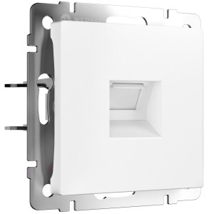 Розетка компьютерная RJ45 Cat. 6а, Белый матовый, Werkel W5120001