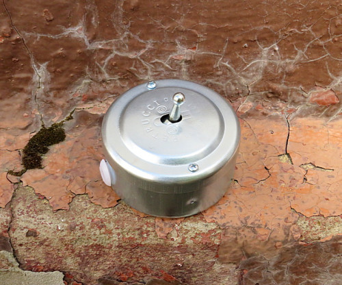 Выключатель тумблерный 1 кл. перекрестный, металл, Сталь, Petrucci 307VST