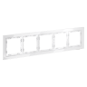 Рамка 5 местная, стекло, Белый, Voltum S70 VLS110501