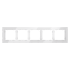 Рамка 5 местная, стекло, Белый, Voltum S70 VLS110501