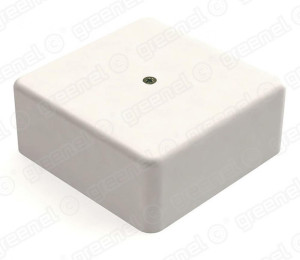Распаечная коробка пластик D100х44 мм, Белый, Greenel GE41221-01