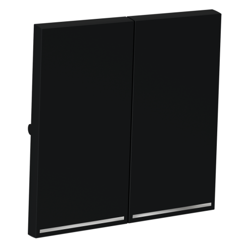 Клавиши для выключателя 2-кл с подсветкой, Графит, S70 Voltum VLS000407