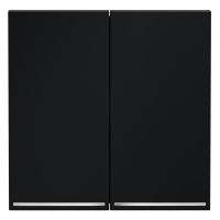 Клавиши для выключателя 2-кл с подсветкой, Графит, S70 Voltum VLS000407