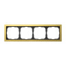 Рамка 4 местная, металл, Золото, ArtGallery SE GAL312404