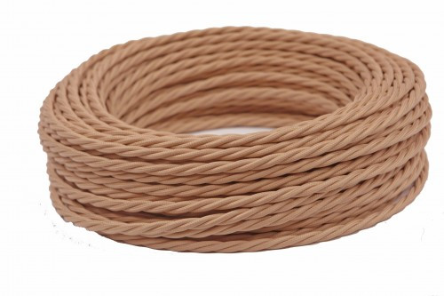 Ретро кабель витой 2x1,5 какао, Interior Wire ПРВ2150-ККО