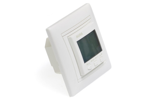 Терморегулятор программируемый под рамку Valena и Unica, белый, AURA LTC 090