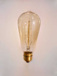 Лампа накаливания Эдисона ST64 P 60Вт Е27, золотистая Loft&Wood ST64-60W