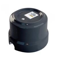 Розетка керамика компьютерная RJ45 Cat 5e, графит, Lindas 32032