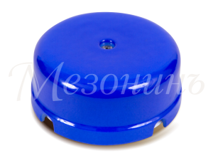 Распаечная коробка фарфоровая D80х33, синий, ТМ МезонинЪ GE70235-08