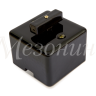 Выключатель фарфоровый 1 кл. проходной (2 положения), черный, ТМ МезонинЪ GE80404-05