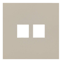 Лицевая панель на механизм 2-ой инф. роз., Латте, Rikkett 35442 LT