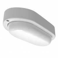 Светильник ЖКХ Gauss Elementary овал 15W 1100lm 4000K 160-260V IP65 200*98*46мм белый LED 1/40