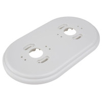 Рамка 2 местная пластик, Белый, Jantera JNO.2ON2.PG00