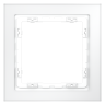 Рамка 1 местная, стекло, Белый матовый, Voltum S70 VLS110102