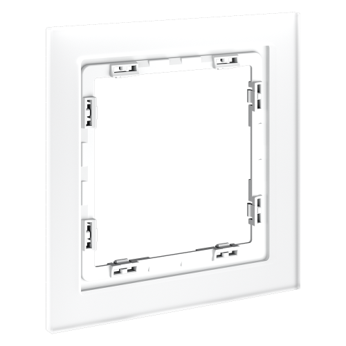 Рамка 1 местная, стекло, Белый матовый, Voltum S70 VLS110102