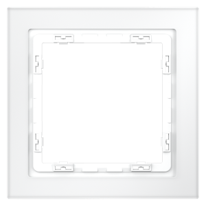 Рамка 1 местная, стекло, Белый матовый, Voltum S70 VLS110102