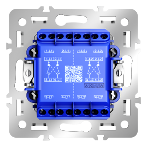 Механизм перекрестного выключателя 2-кл 10А, S70 Voltum VLS0205M