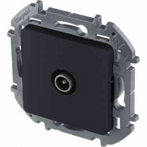 Розетка телевизионная TV оконечная, антрацит, INSPIRIA Legrand 673873