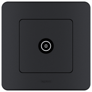 Розетка телевизионная TV оконечная, антрацит, INSPIRIA Legrand 673873
