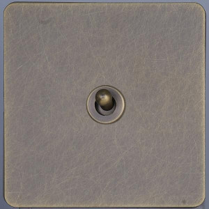 Выключатель тумблерный 1 кл. (внутренний монт.), Антик, Leon Salvador SBAN66A6A1