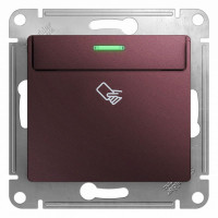 Выключатель карточный для гостиниц, Баклажанный, Glossa SE GSL001169