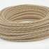 Ретро кабель витой 2x1,5 Капучино, Interior Wire ПРВ2150-КПЧ  (1 метр)