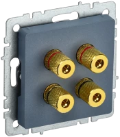 Аудиорозетка, Маренго, Brite IEK BR-S40-K35