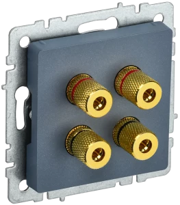 Аудиорозетка, Маренго, Brite IEK BR-S40-K35