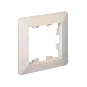 Рамка 1 местная, пластик, Жемчуг, AtlasDesign Air SE ATN220401