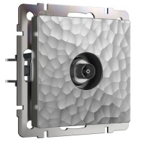 Розетка телевизионная TV оконечная, Hammer серебряный, Werkel W1283006