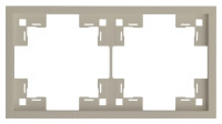 Рамка 2 местная, Латте, Standart Rikett 35820 LT