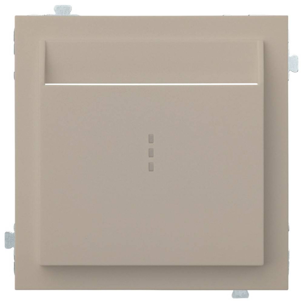 Лицевая панель для выключателя для гостиниц карточного, Латте, Rikett 35731 LT