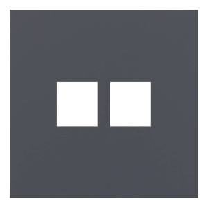 Лицевая панель на механизм 2-ой инф. роз., Базальт, Rikkett 35442 BT Лицевая панель на механизм 2-ой инф. роз., Базальт, Rikkett 35442 BT