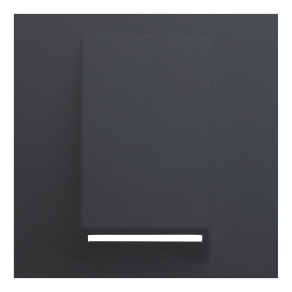 Лицевая панель для вывода кабеля, Черный сатин, Rikkett 35170 MB Лицевая панель для вывода кабеля, Черный сатин, Rikkett 35170 MB