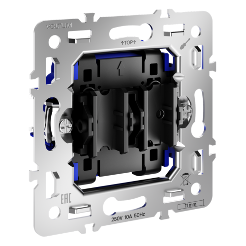 Механизм кнопки без фиксации 2-кл 10А, S70 Voltum VLS0206M