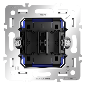 Механизм кнопки без фиксации 2-кл 10А, S70 Voltum VLS0206M