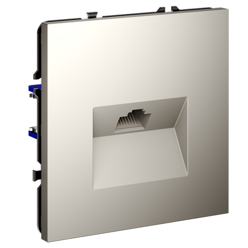 Розетка комп. RJ45 кат.6, Кашемир, VOLTUM S70 VLS060103