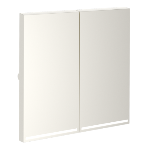 Клавиши для выключателя 2-кл с подсветкой, Хлопок, S70 Voltum VLS000413