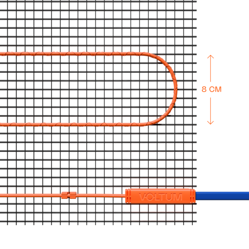 Нагревательный элемент теплого пола Voltum Т200 VLT01-200-7.0