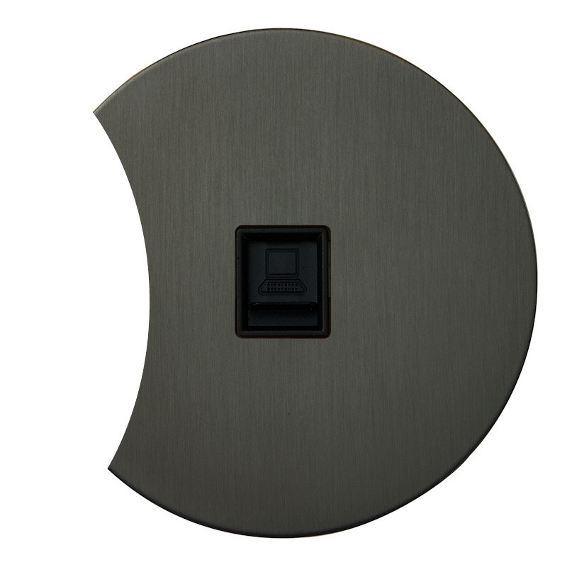 Розетка компьютерная RJ45 (внутренний монт.) дополнит., Антрацит, Аrt Salvador EU020206 Розетка компьютерная RJ45 (внутренний монт.) дополнит., Антрацит, Аrt Salvador EU020206